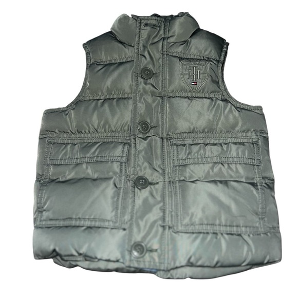 Tommy Hilfiger Green Puffer Vest, zip up- Boys Size (4T) - Picture 1 of 6